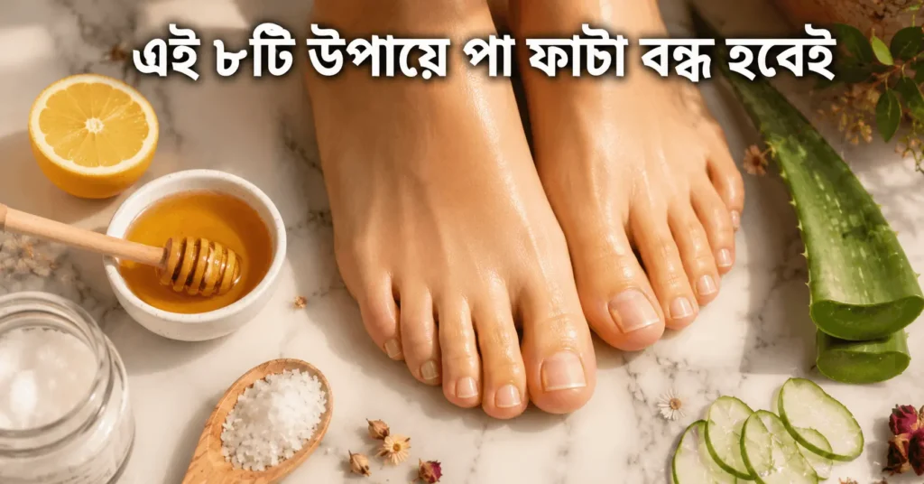 পা ফাটা দূর করার উপায়